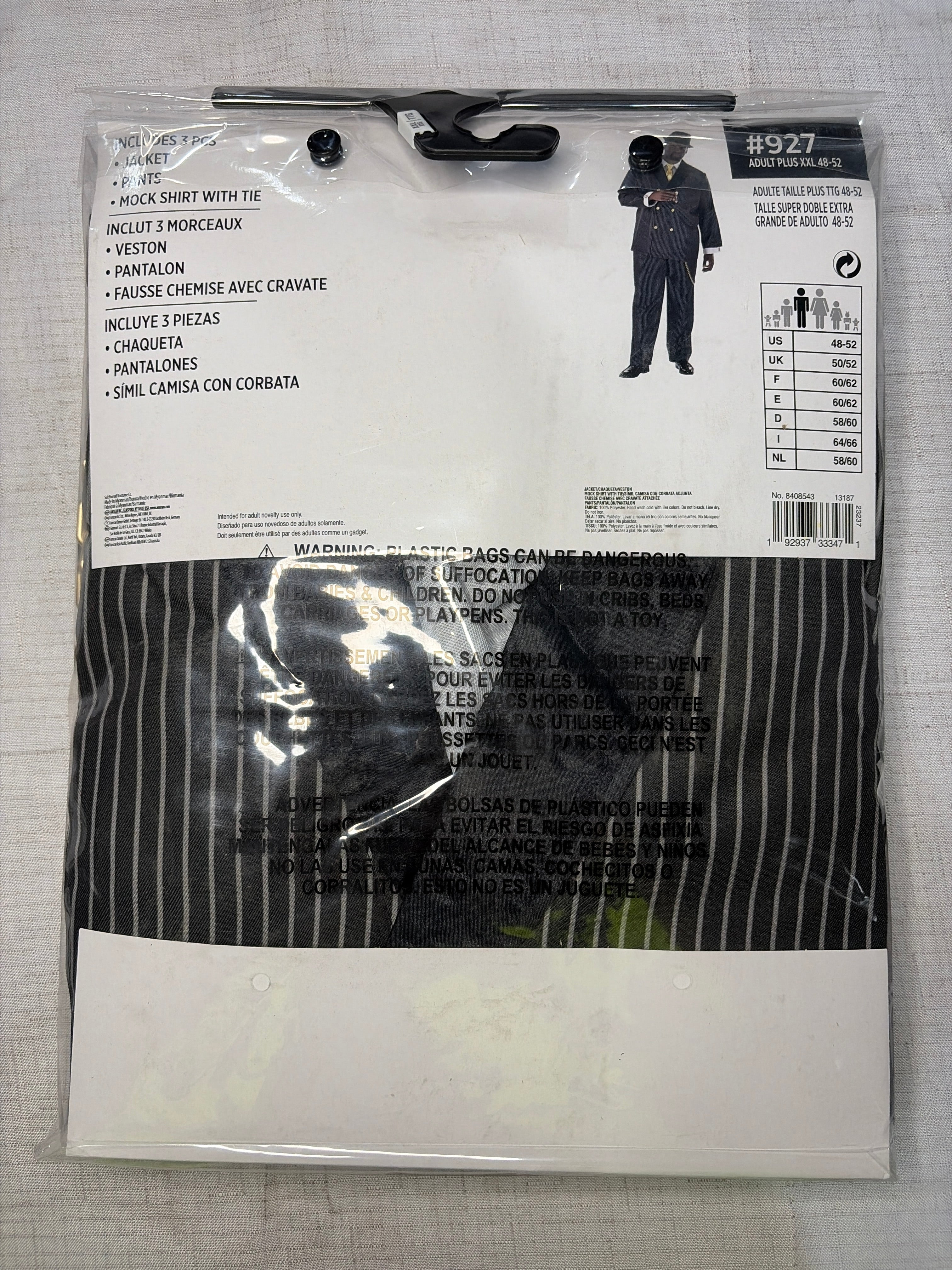 Head Honcho Men's Gangster Costume - Adult 2XL (48-52)
