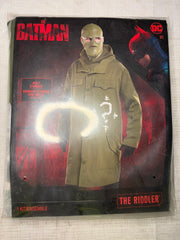 The Batman Riddler Costume Kit - Halloween Accessory Set - Adult One Size (Up to Size 44)