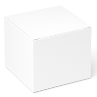 Elegant White Jewelry Gift Box - 3x3x2 Inches