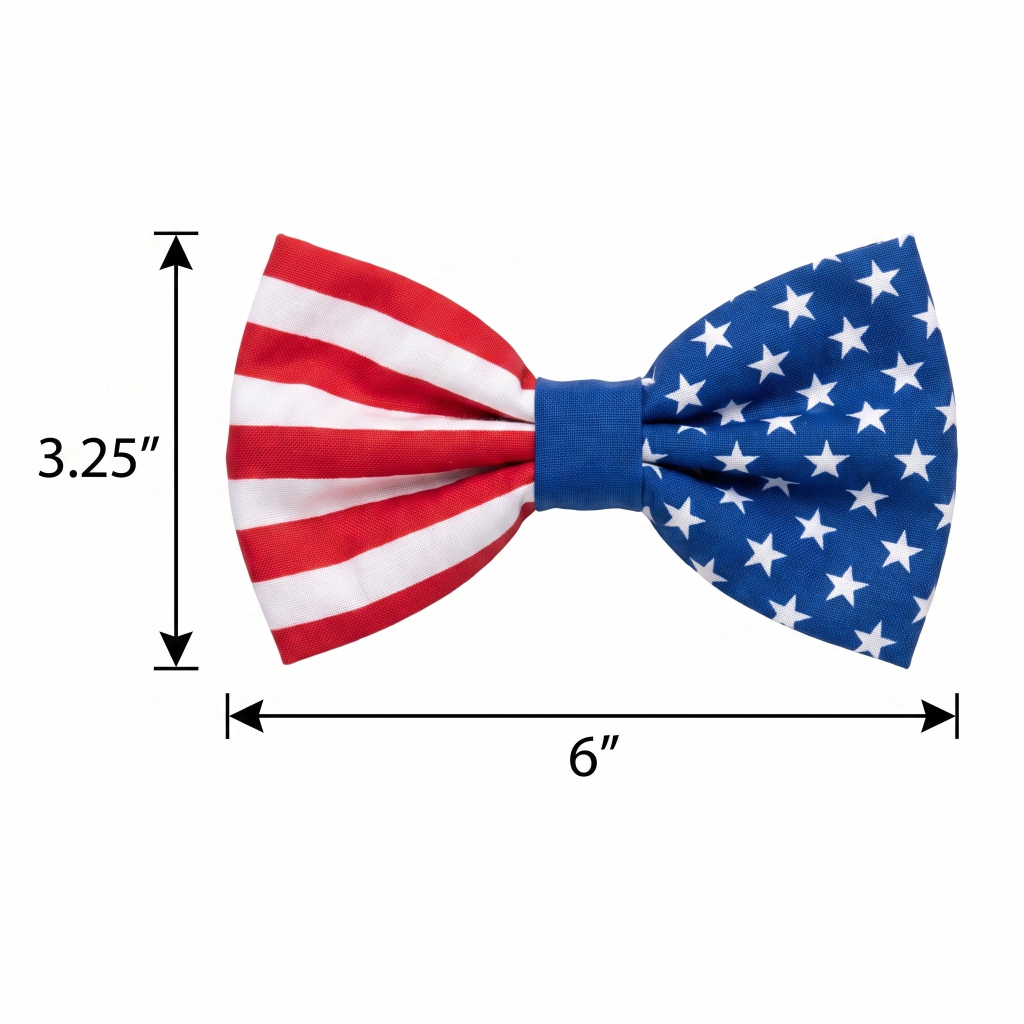 Patriotic Red, White, and Blue Bowtie