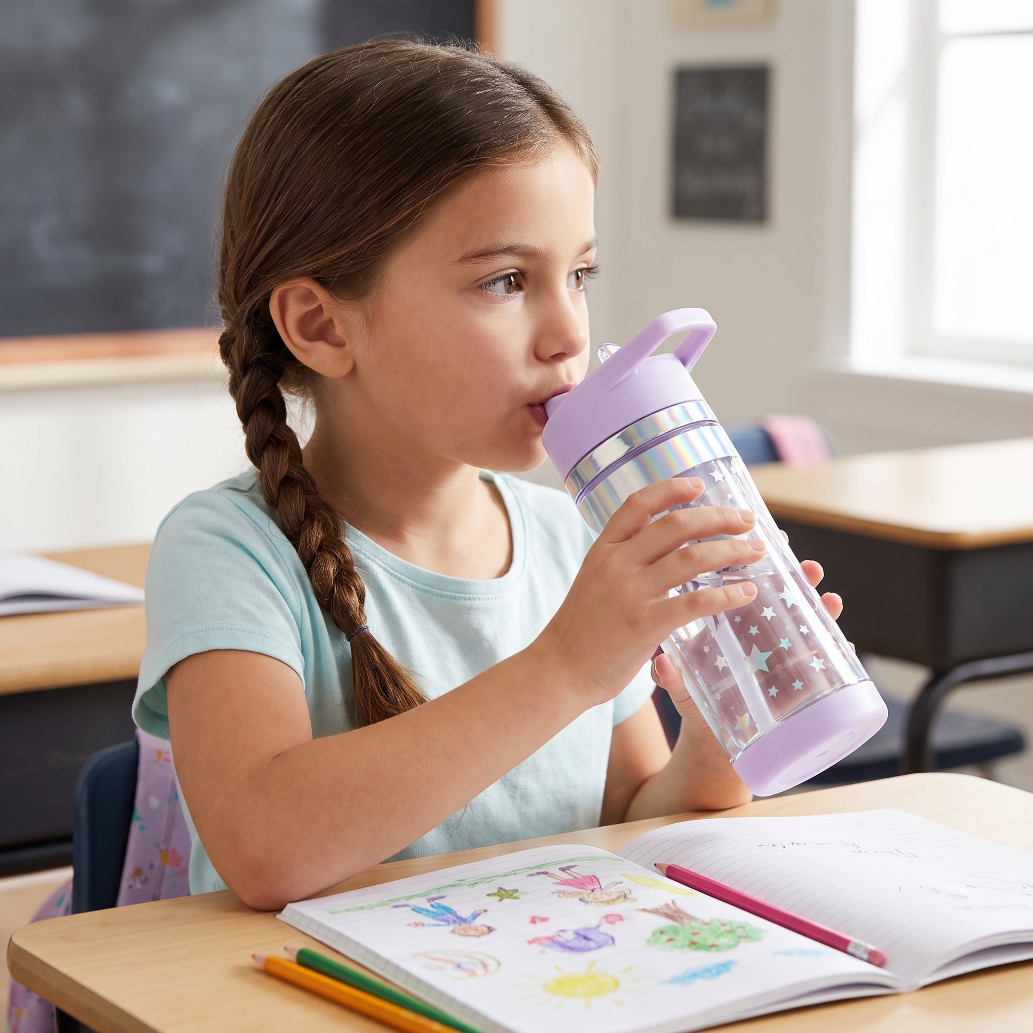 Luminous Shine Bright Kids Water Bottle - 12 oz