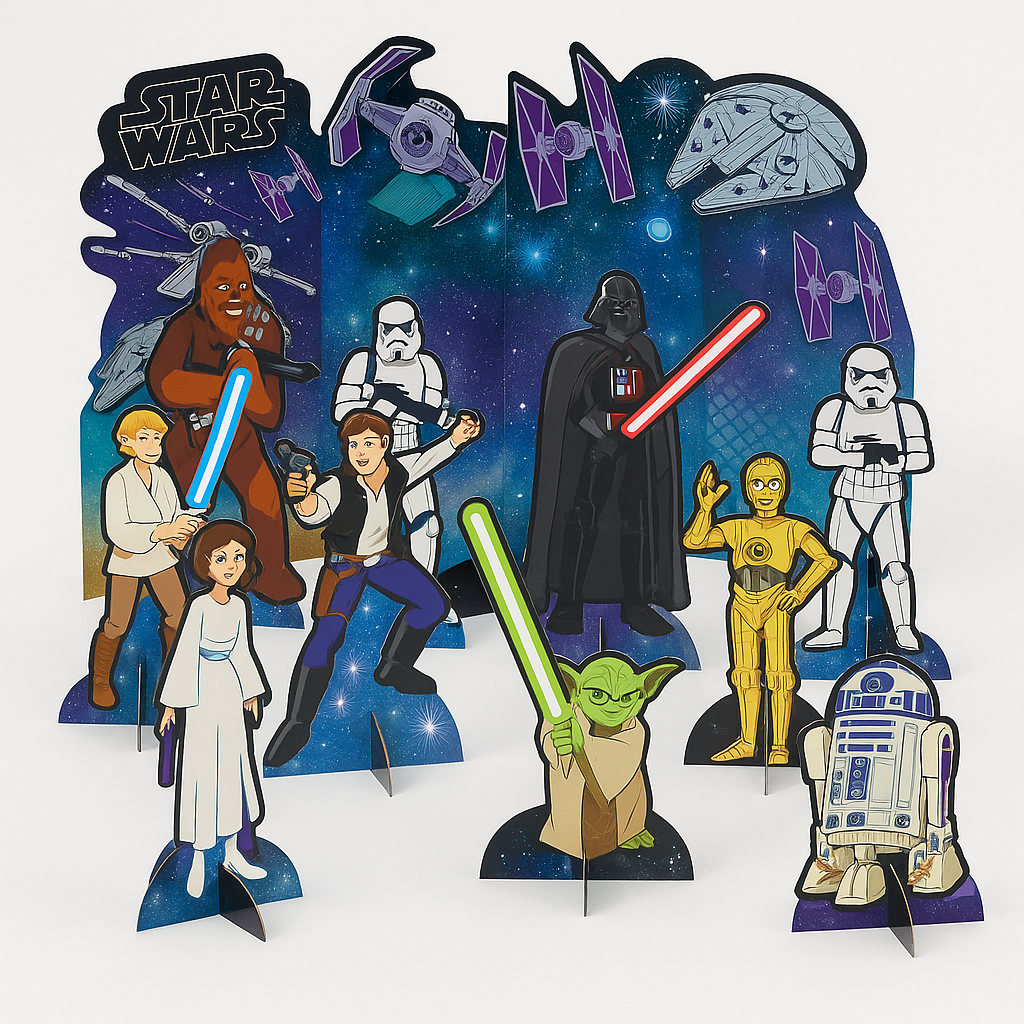 Star Wars Galaxy of Adventures Table Decorating Kit - 11 Piece Set
