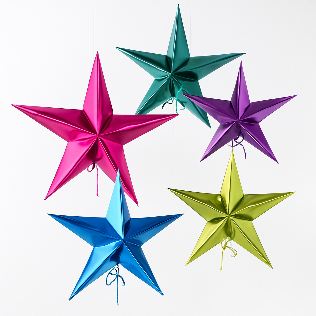 Starlight 3D Hanging Decorations - New Year's Eve Party Kit