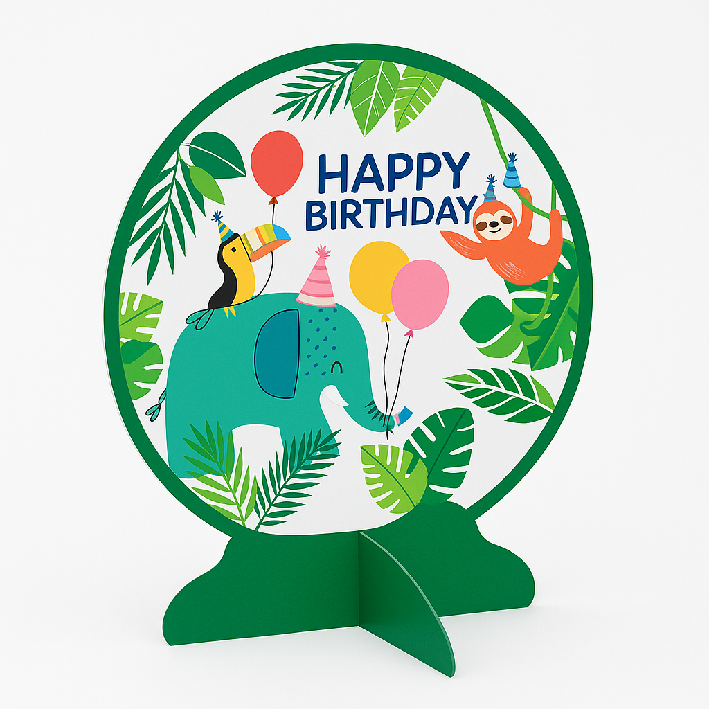 Jungle Birthday Table Decoration Kit