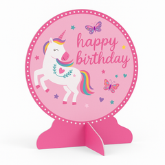 Enchanting Unicorn Birthday Table Decoration