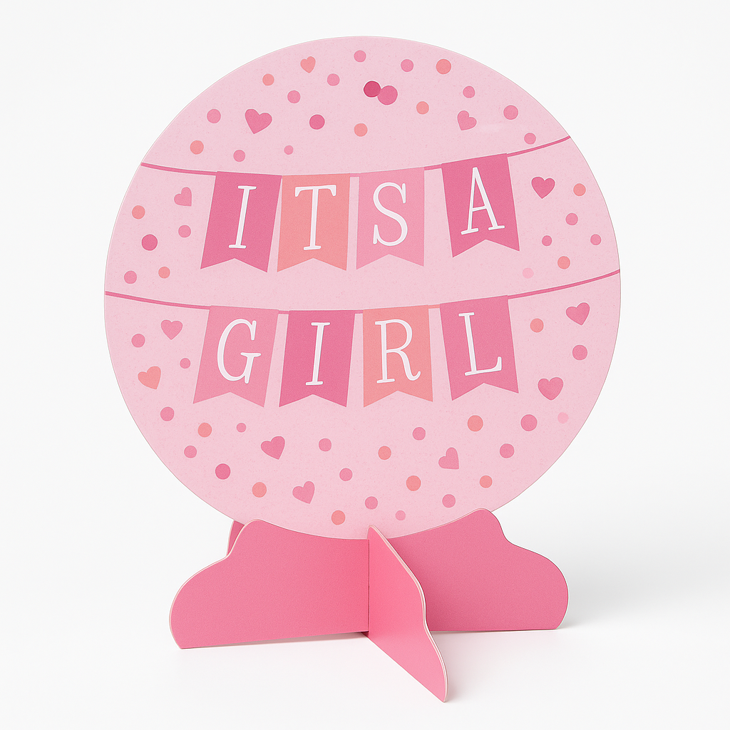 "It's a Girl" Baby Shower Table Decoration