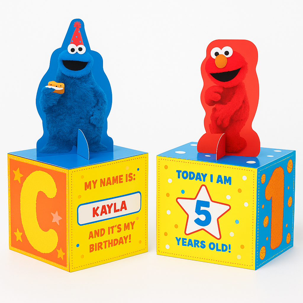 Sesame Street Customizable Table Centerpiece Decoration Kit
