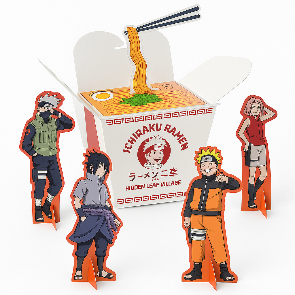 Naruto Anime Table Centerpiece Kit for Birthday Parties