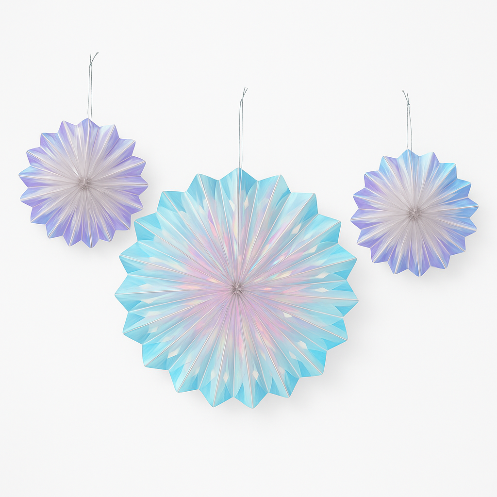Luminous Parasol Hanging Fans for Kids' Birthday