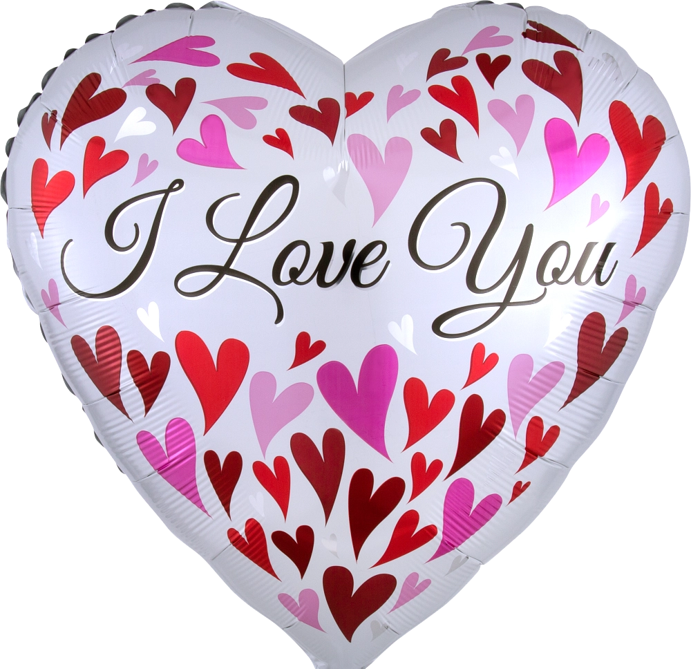"LOVE YOU" Heart-Shaped Foil Balloon