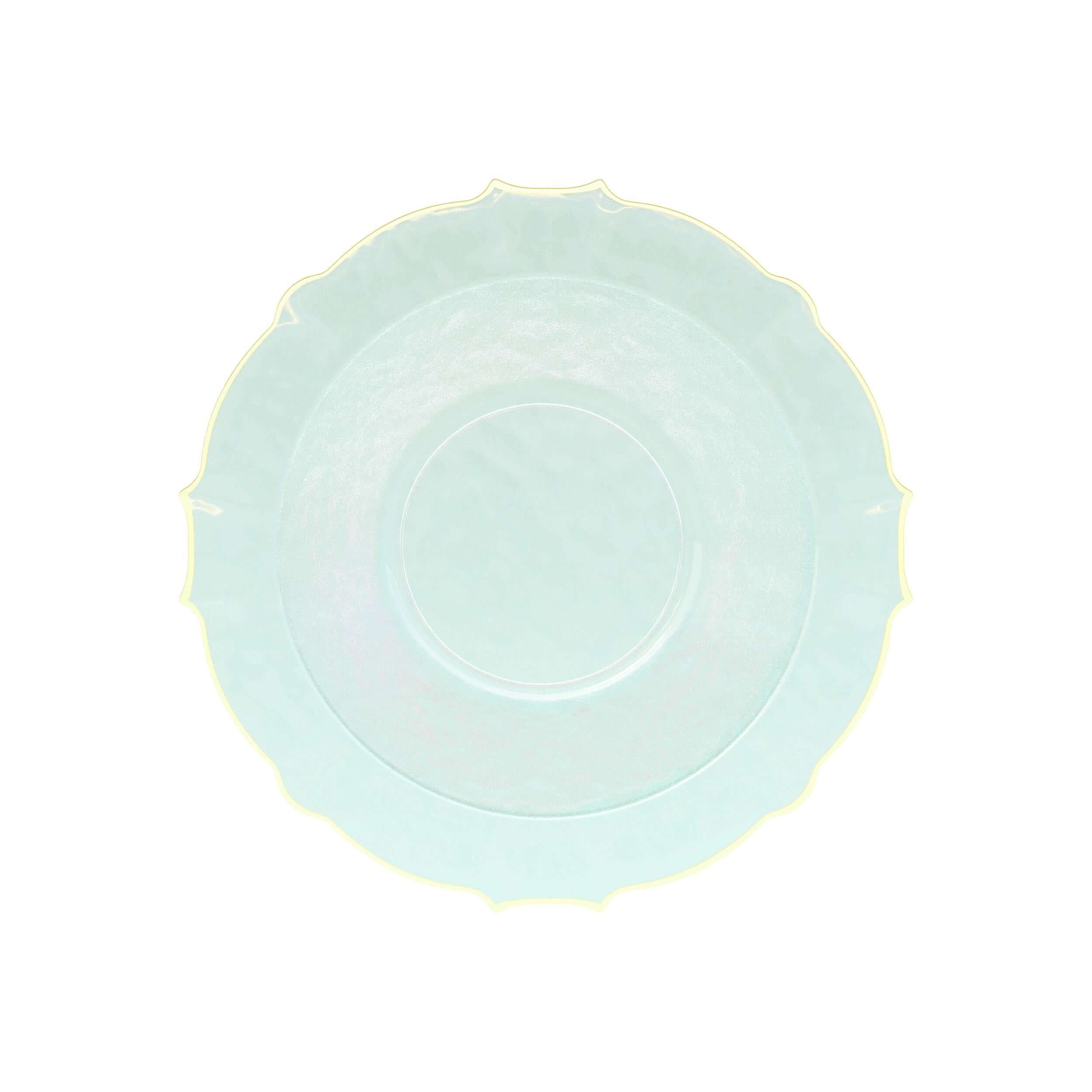 12 Oz. Mint/Gold Petal Bowls | 120 Count