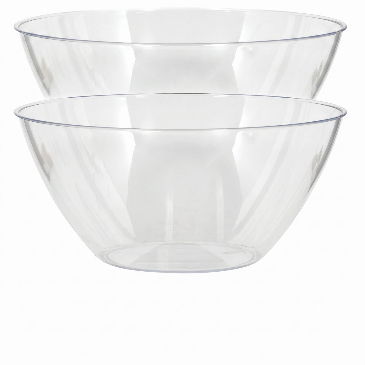 Clear Plastic 5QT Serving Bowl - Durable and Elegant Serveware