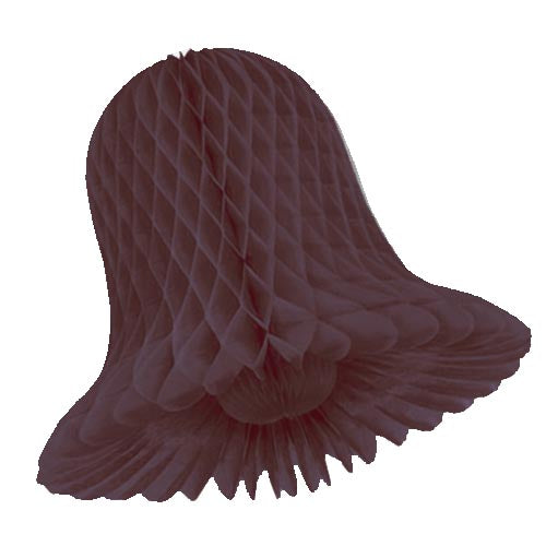 11" Black Honeycomb Tissue Bell