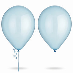 100-Pack Clear Blue 11" Latex Balloons