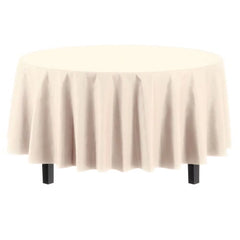 Round Ivory Table Cover