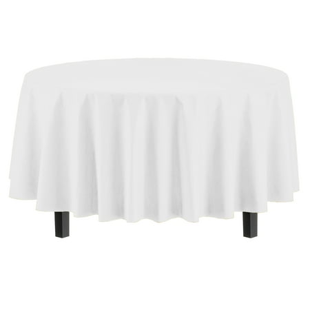 Premium 120" Round Ivory Table Cover