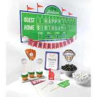 Ultimate Baseball Party Buffet Decorating Kit