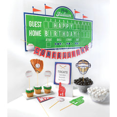 Ultimate Baseball Party Buffet Decorating Kit