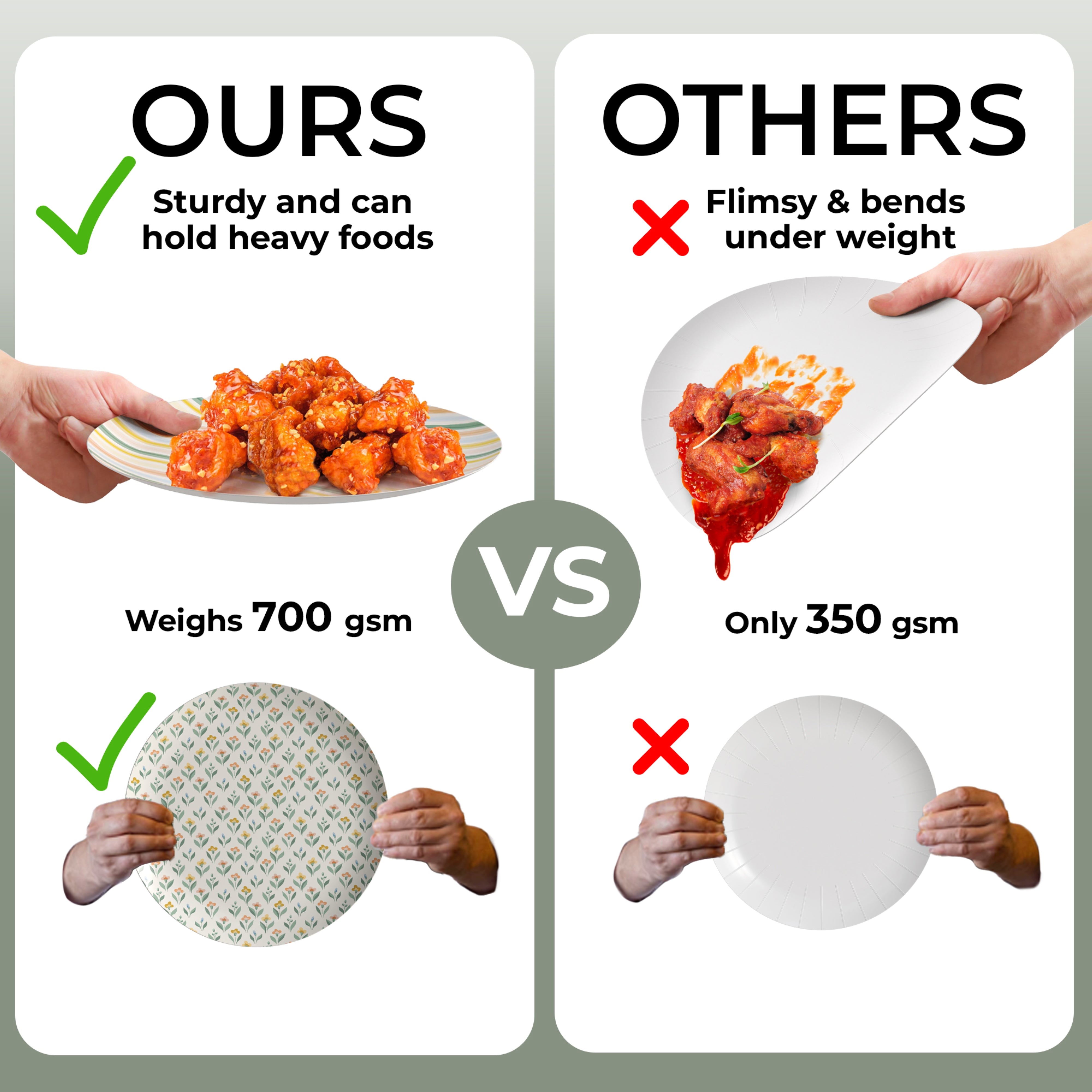 Earthtrends Folk Design Plates Combo Set 16/16.