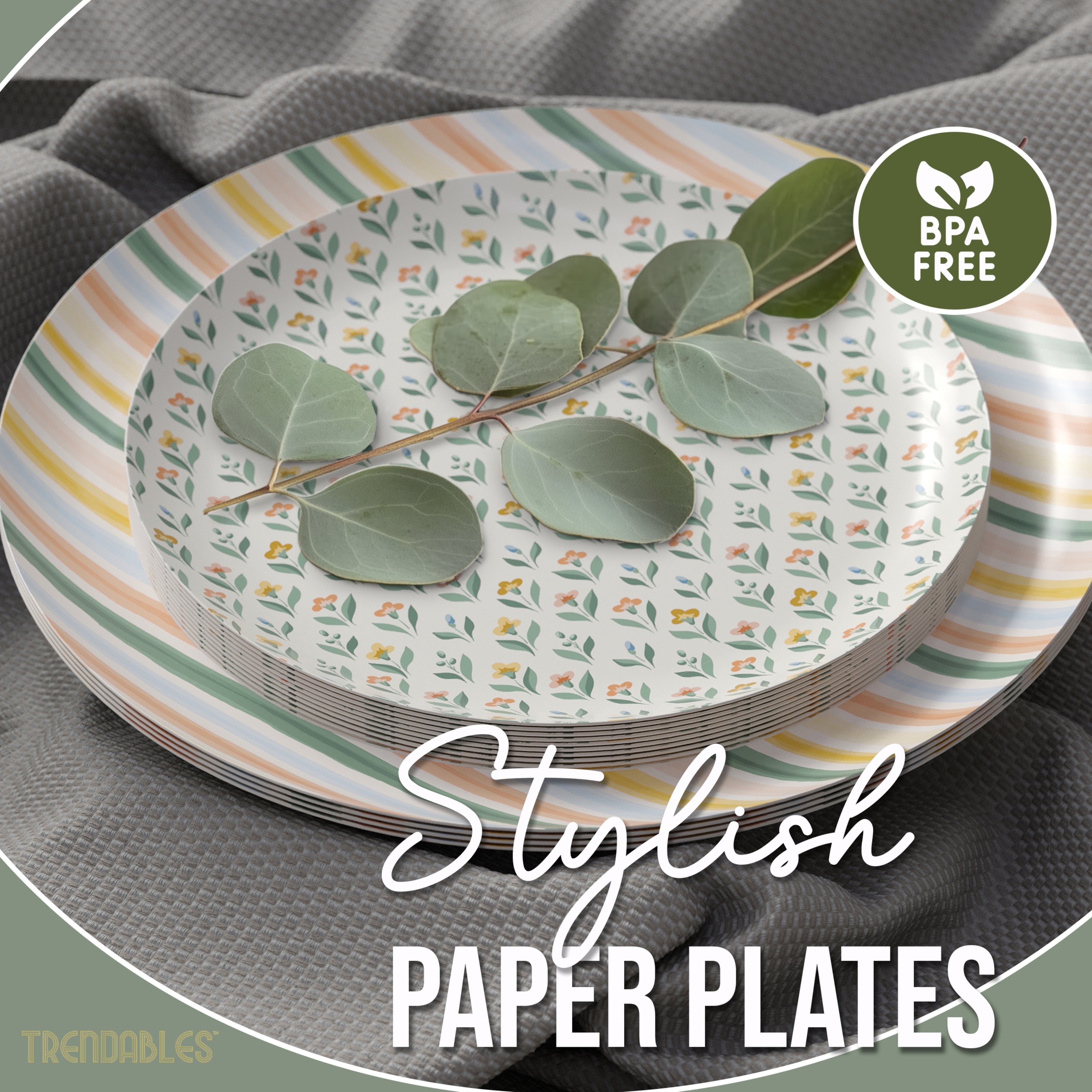 Earthtrends Folk Design Plates Combo Set 16/16.