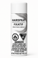 Vibrant White Hair Spray - 3 oz, Perfect for Team Spirit & Costumes