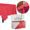 Little Gym - 54"" X 300' Select A Size Table Cover - Red