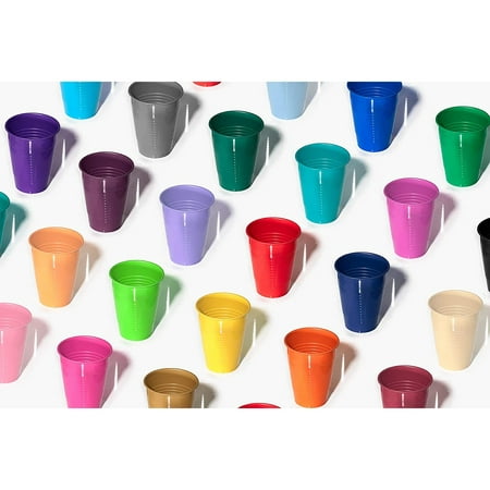 PMA - 12 Oz. Yellow Plastic Cups - 50 Ct.