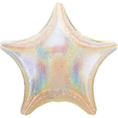 Silver Dazzler Star Foil Balloon - 18 Inch