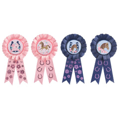 Saddle Up Award Ribbons - Pink & Blue 4-Pack
