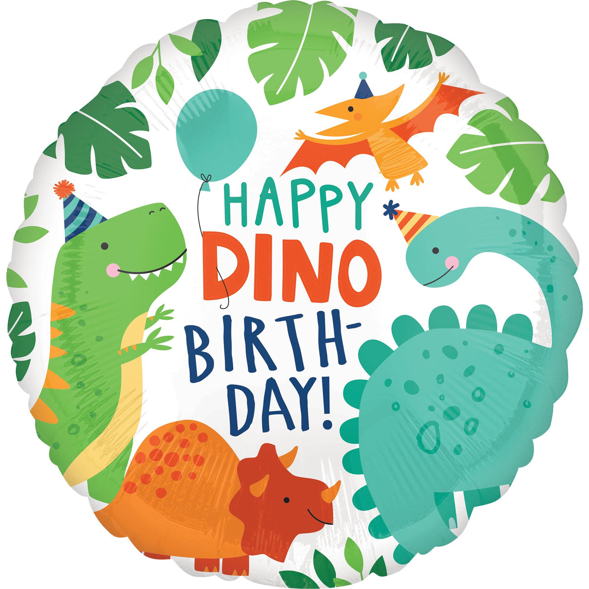 Dinomite Dinosaur Birthday Foil Balloon - 18 Inch