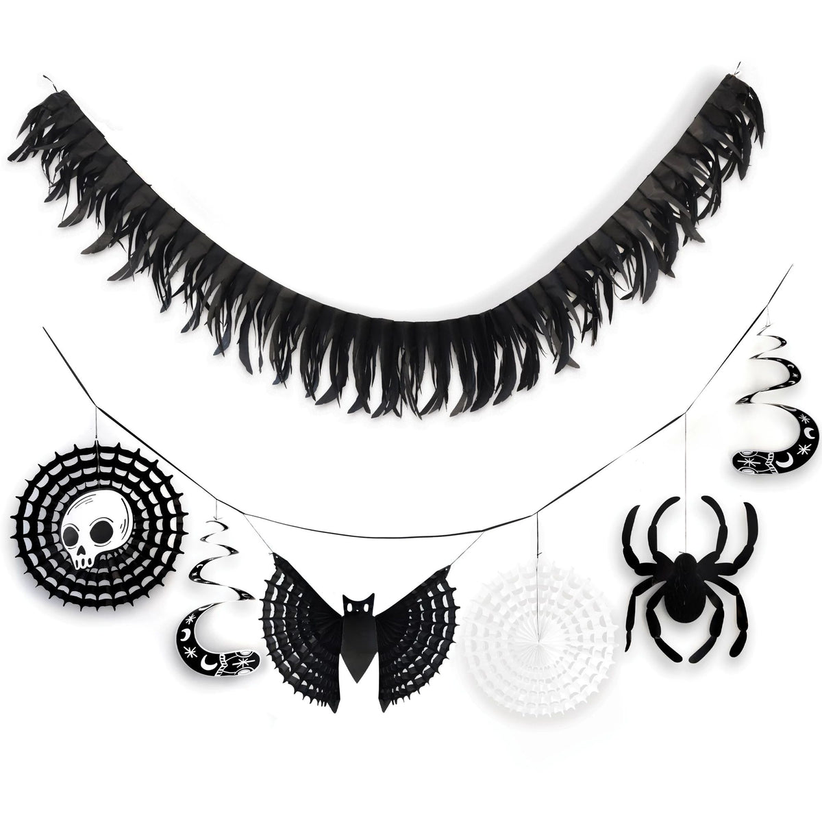 Spellbound Halloween Pennant Banner Set - 2 Piece