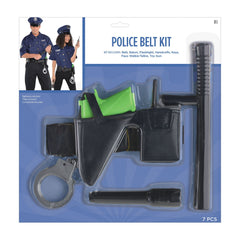 Police Officer Costume Accessory Belt Kit