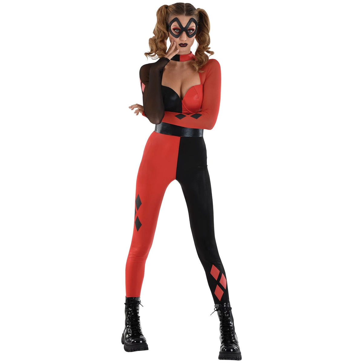 Harley Quinn Halloween Costume for Women - Adult M (6-8)