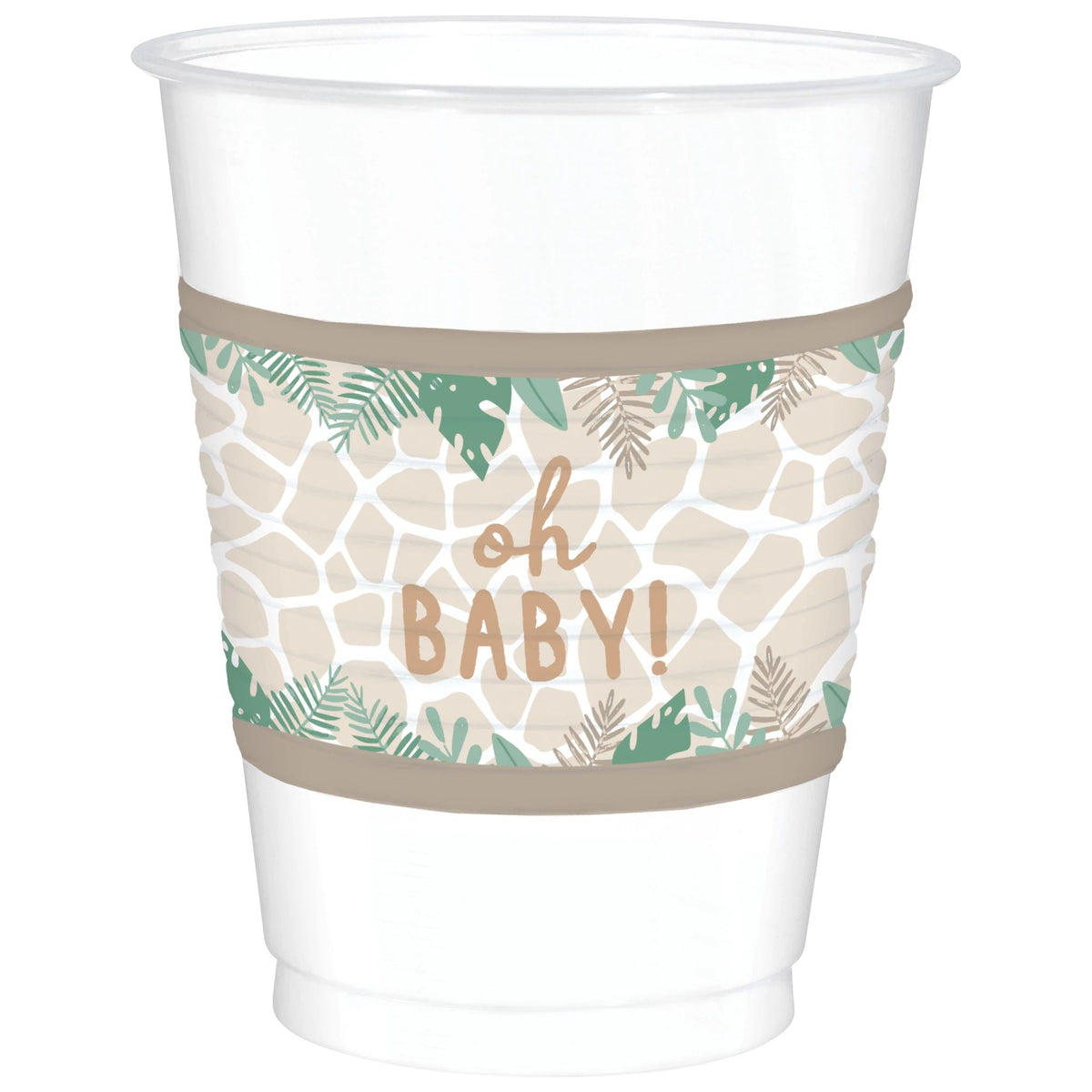 Jungle Safari Baby Shower Plastic Cups - 16oz