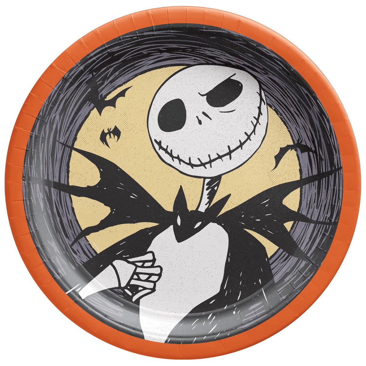Nightmare Before Christmas Jack Skellington 10" Halloween Plates
