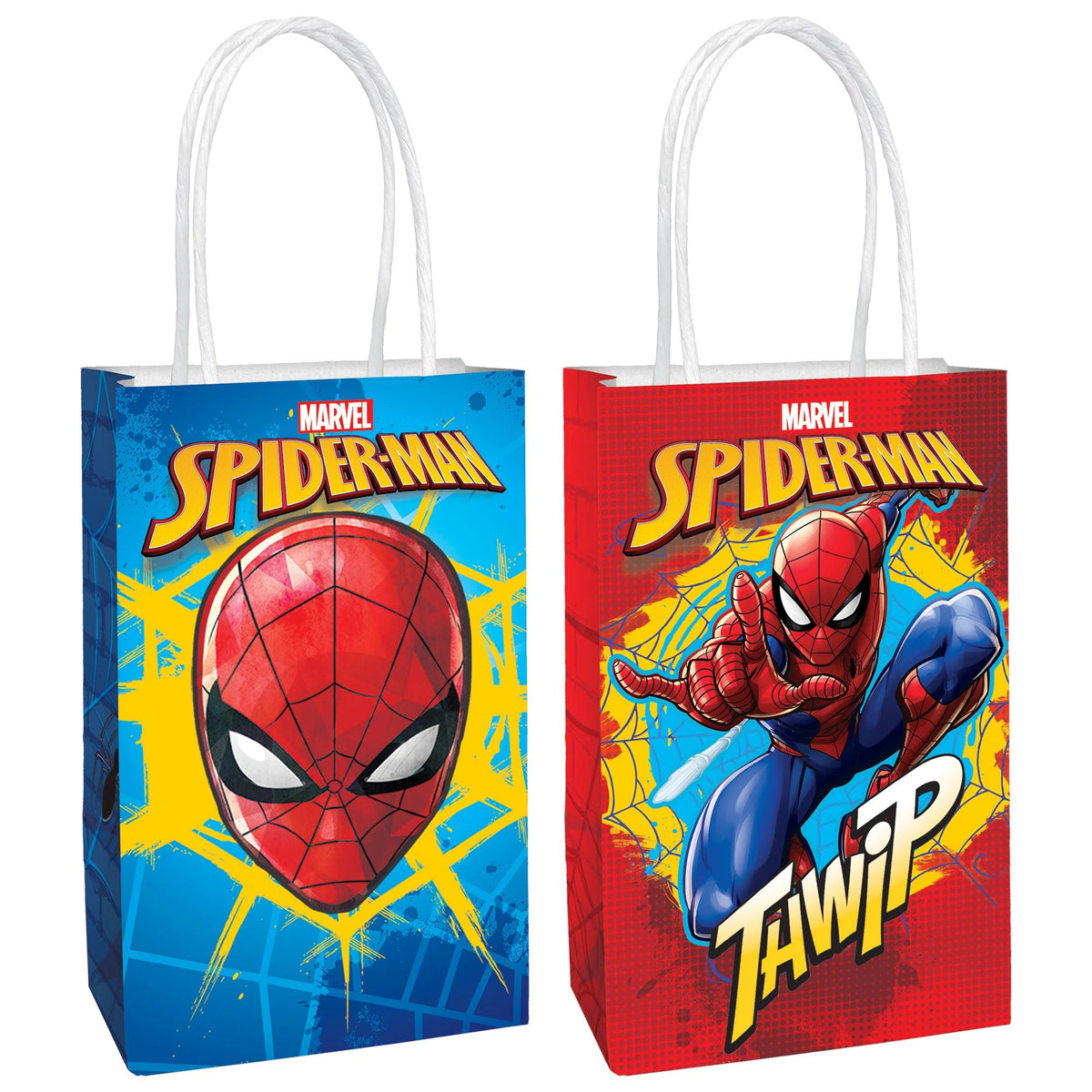 Spider-Man Classic Party Kraft Gift Bags
