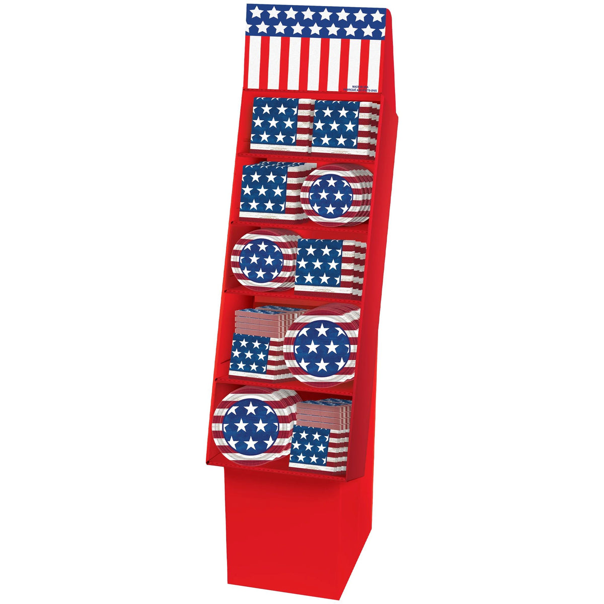 Americana Patriotic Tableware Display Set