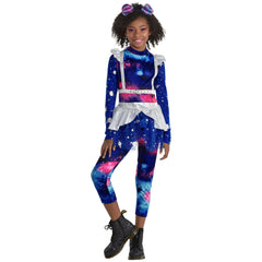 Galaxy Girl Costume for Kids - Cosmic Halloween Outfit