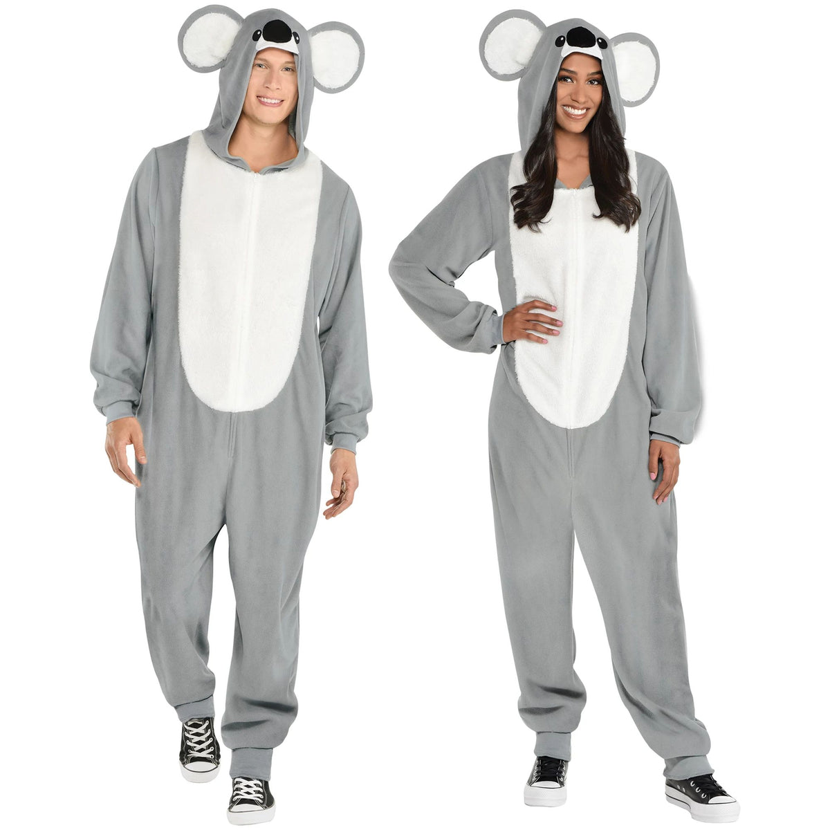 Cozy Koala Zipster Costume for Adults - Adult S/M