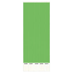 Solid Green Event Wristbands, 100-Pack