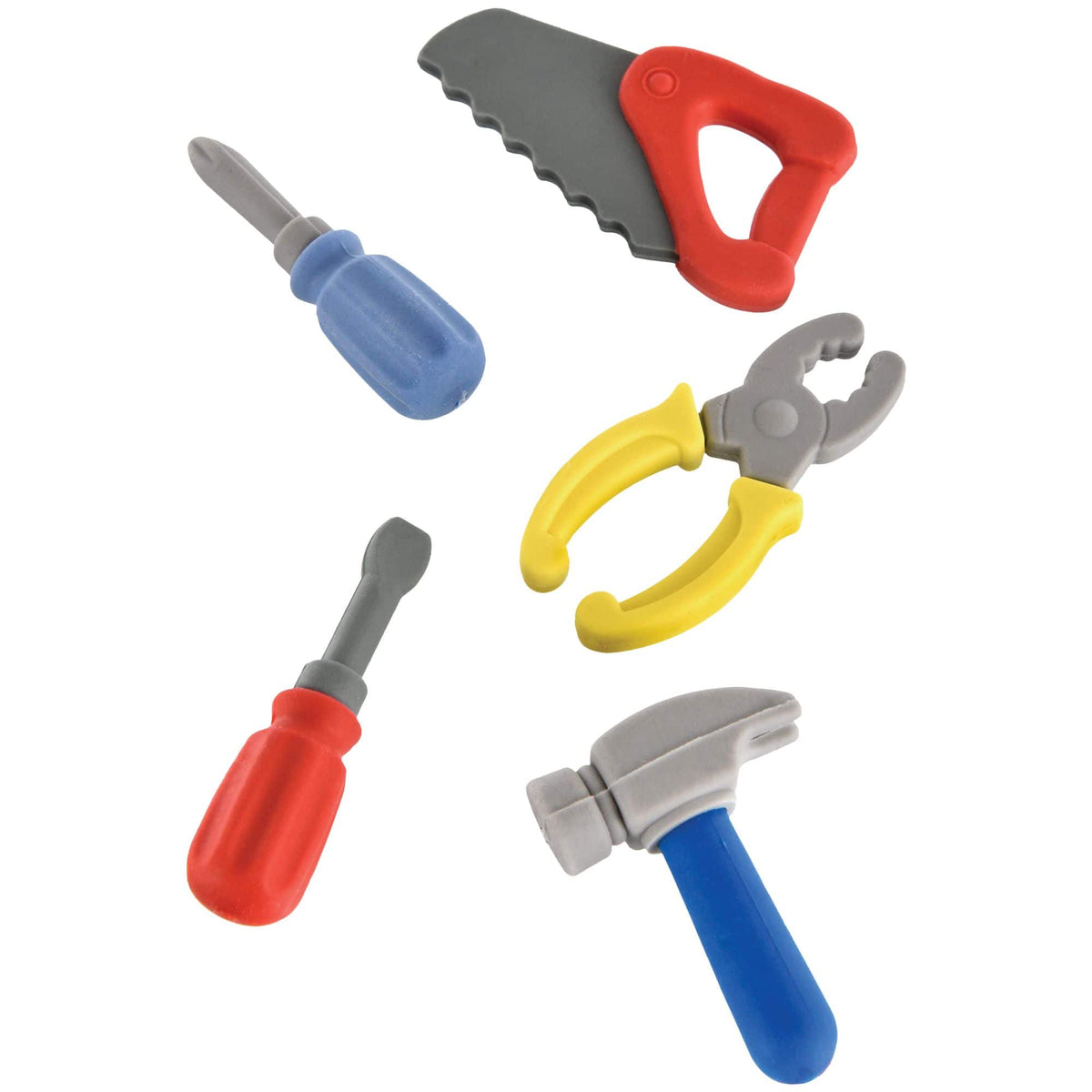 Construction Tool Erasers Set for Kids