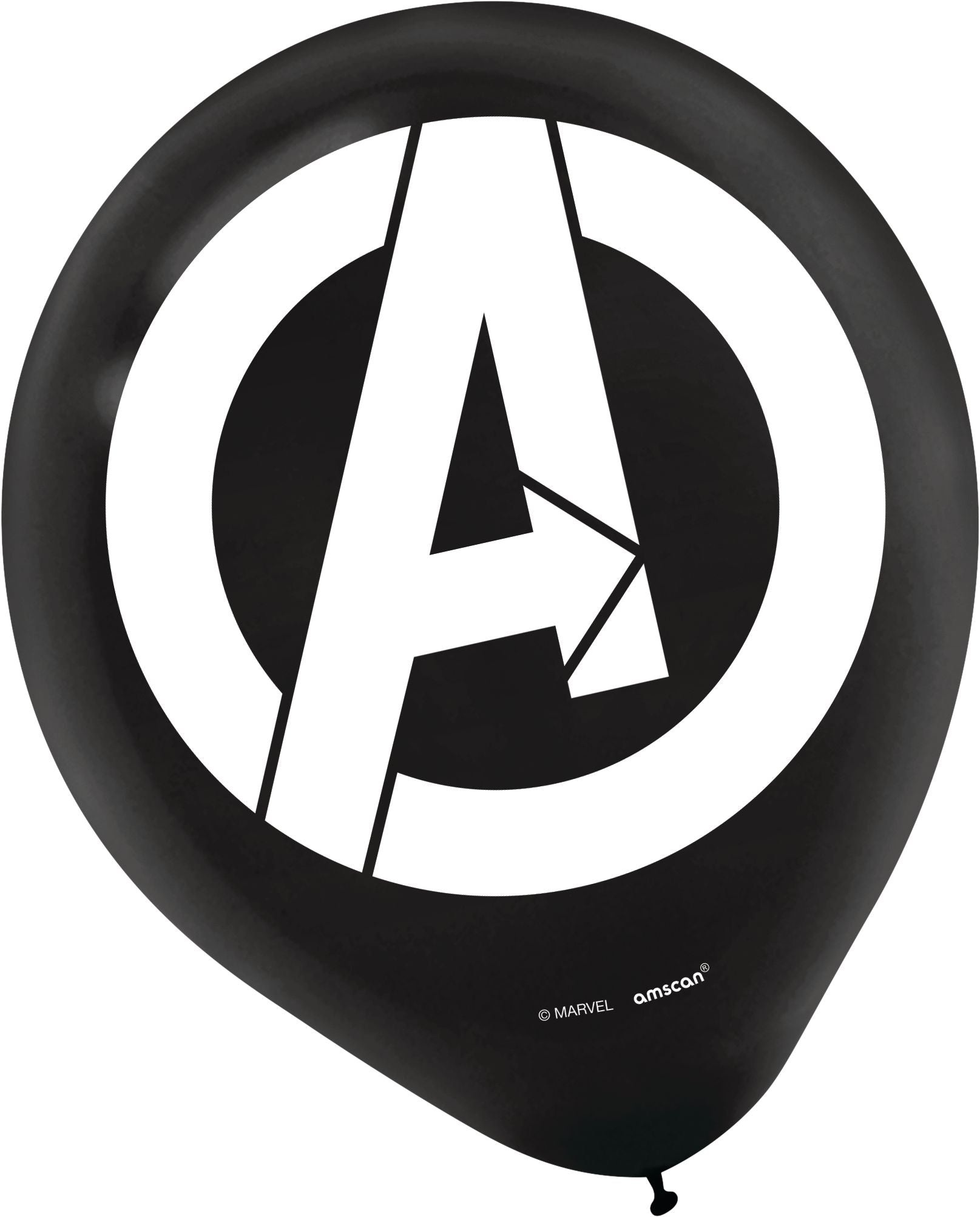 Marvel Avengers Assemble Latex Balloons, 12-Inch, 6-Pack