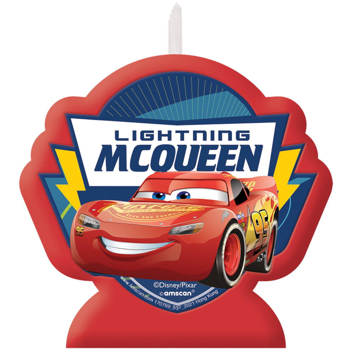 Disney Cars 3 Lightning McQueen Birthday Candle