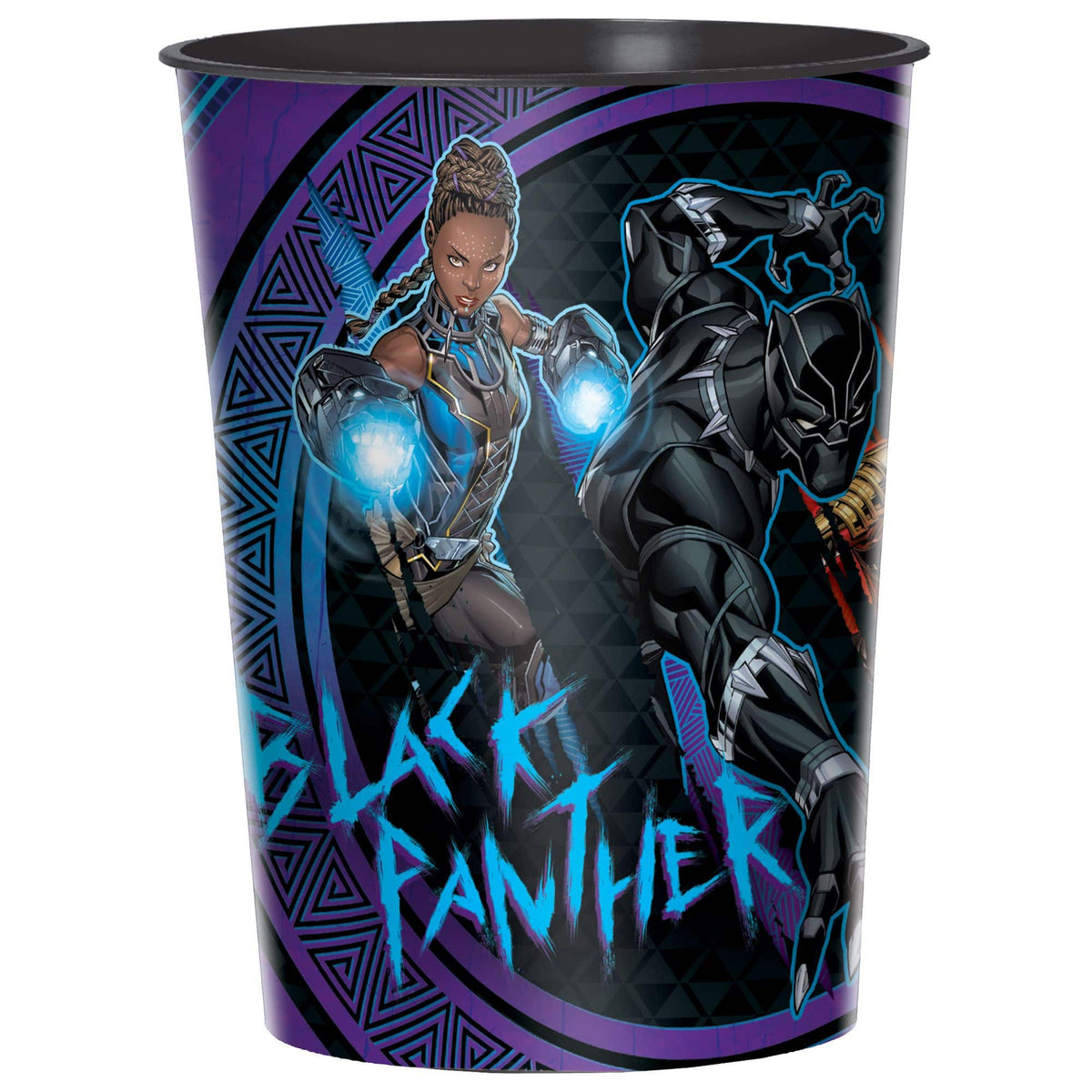 Marvel Black Panther Wakanda Forever Reusable Favour Cup, 16 oz