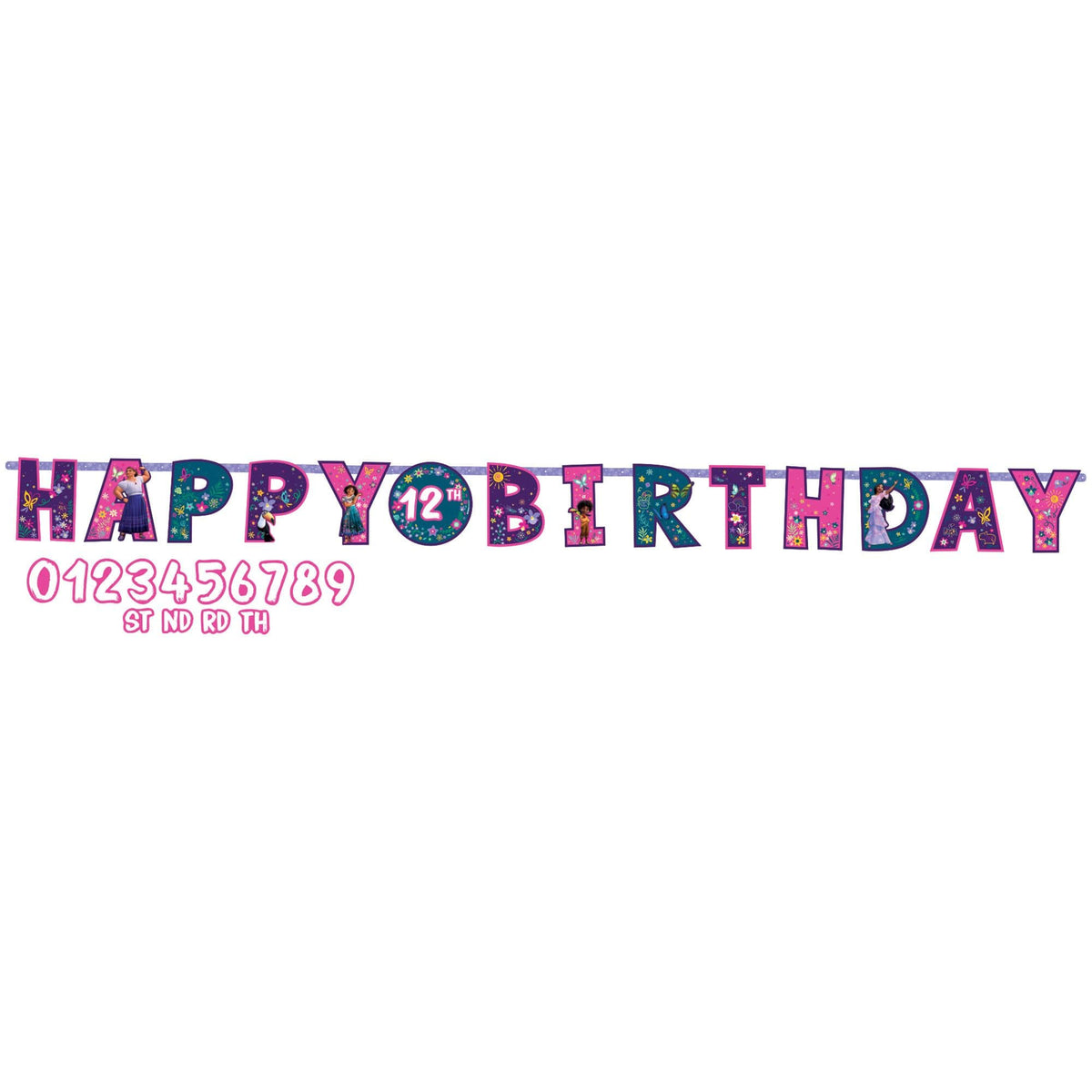 Disney Encanto Customizable Happy Birthday Banner