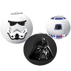 Star Wars Galaxy Paper Lanterns - Darth Vader, Stormtrooper & R2-D2 Set