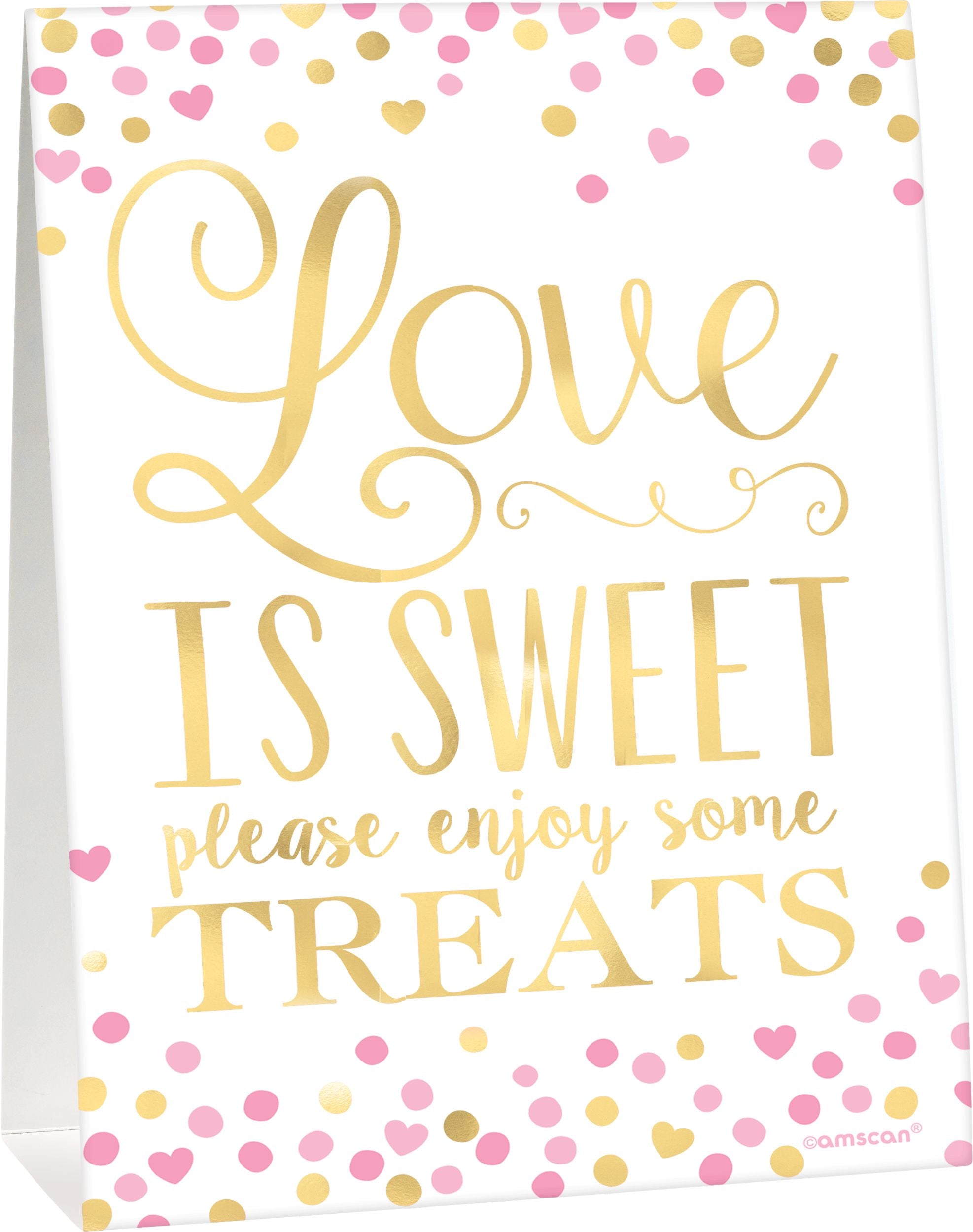 "Love is Sweet" Candy Buffet Decorating Kit for Bridal Showers