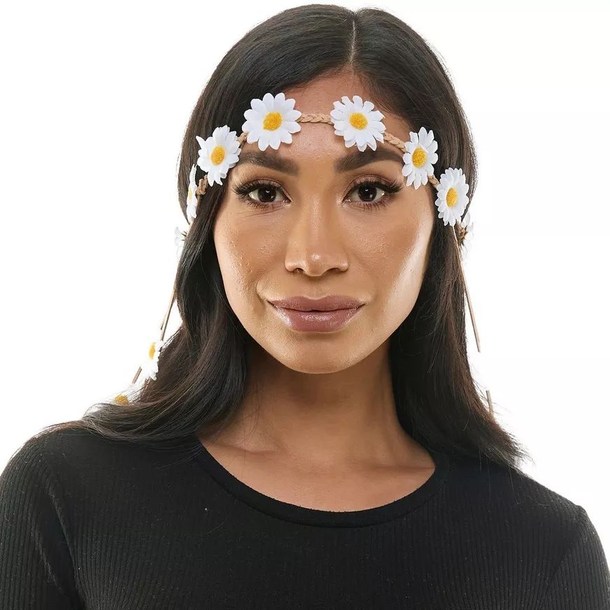 Retro 60s Daisy Flower Headband