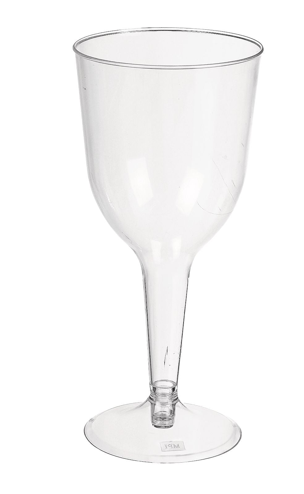 Clear Plastic Wine Glasses - 10 oz, Pack of 20