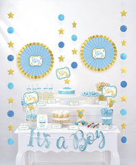 "It's a Boy" Baby Shower Buffet Decorating Kit - 23-Piece Set